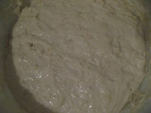 3:2:2 Power Flour Sponge 1 hour after mixing